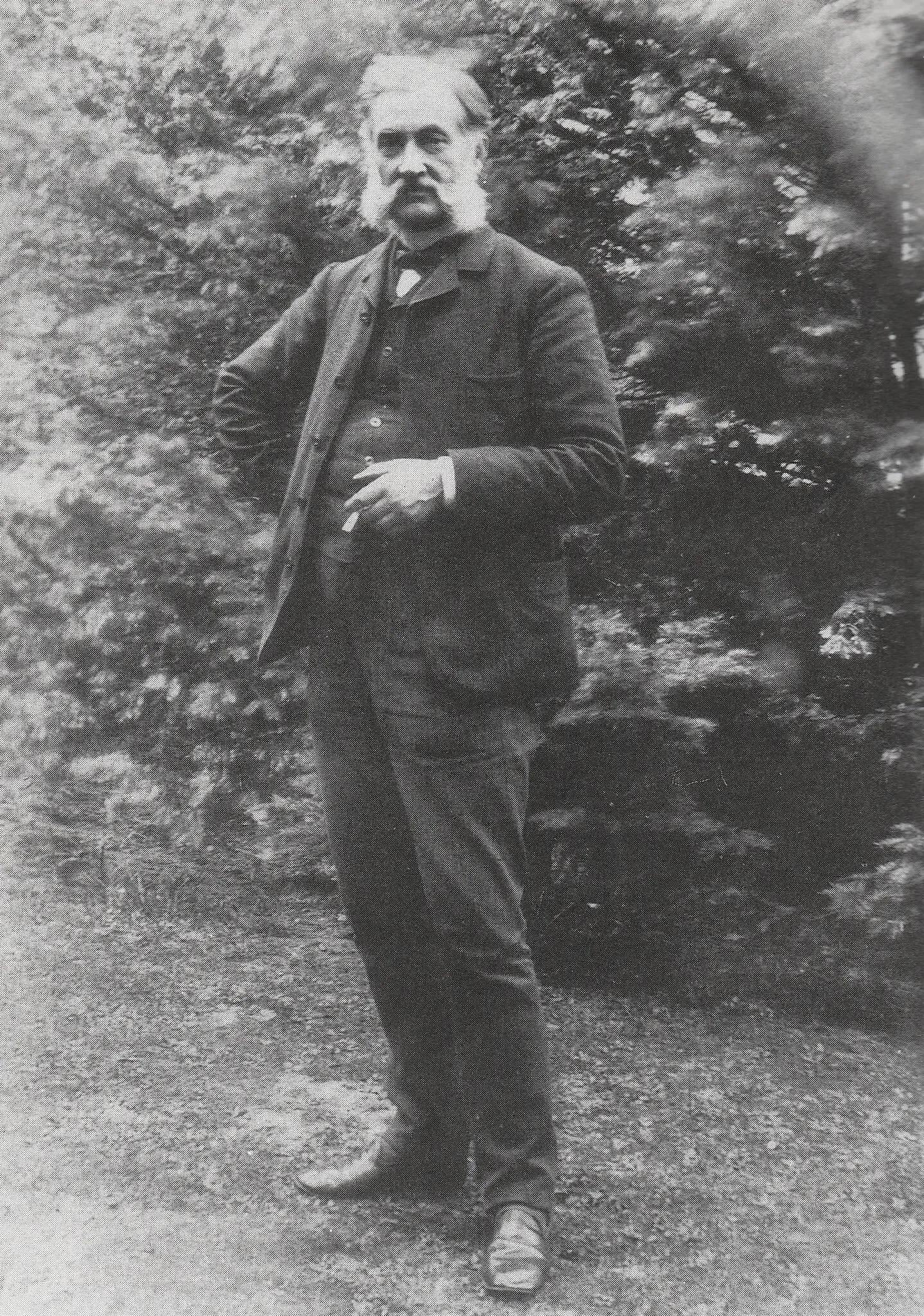 Black-and-white photographic portrait of Louis Le Prince, cinema pioneer, c. 1889.